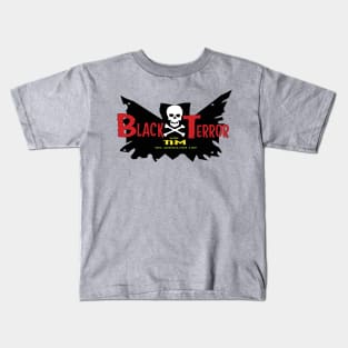 Black Terror with Tim the Ghoulish Lad Logo Kids T-Shirt